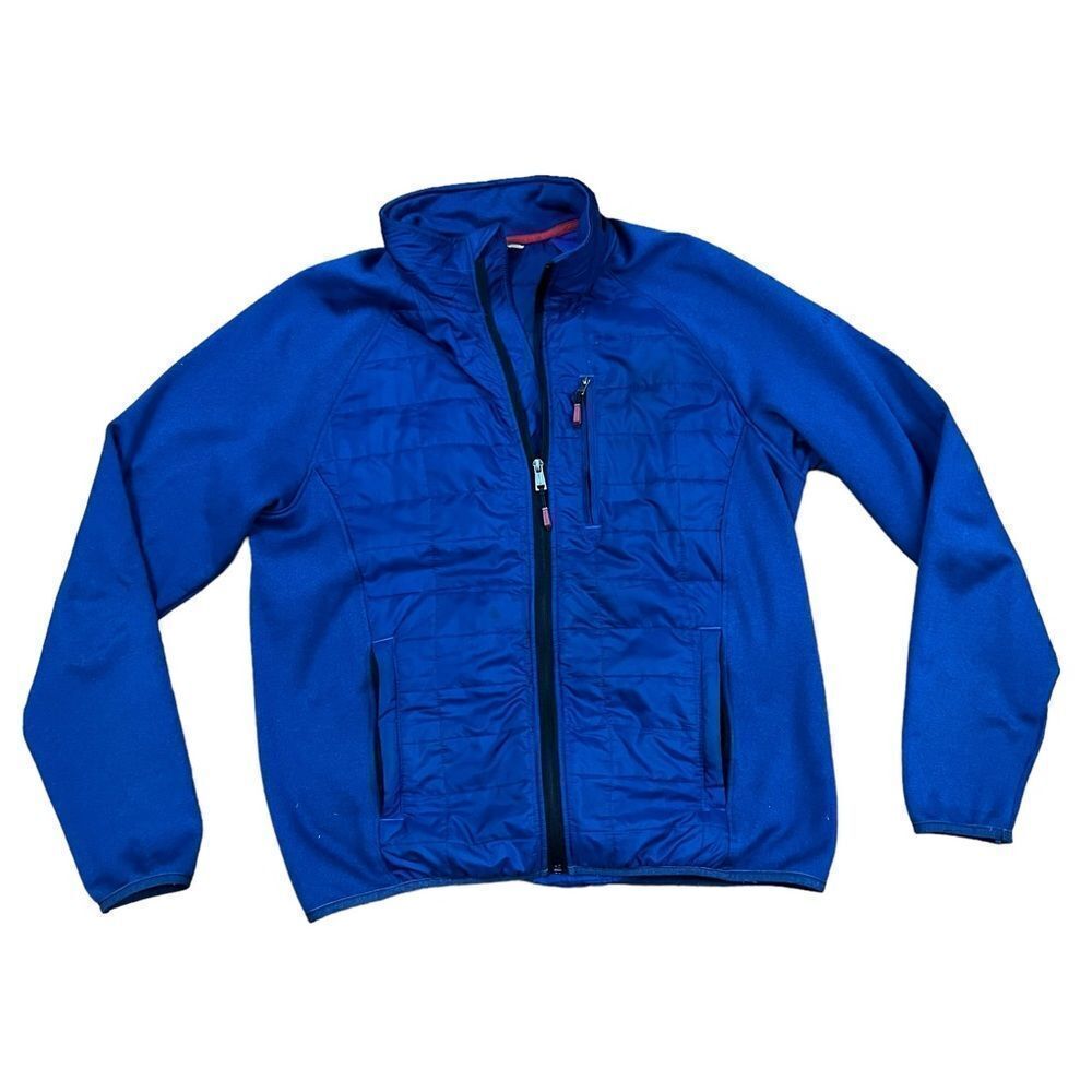 Orvis Mixed Media Quilted Puffer Hybrid Men's Full Zip Jacket